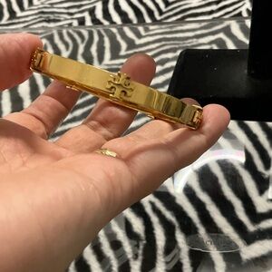 Tory Burch Gold Logo Bracelet